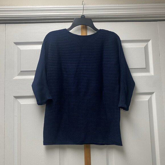 Chico's 3/4 Sleeve Light Weight Sweater - Sz 0 (Small) - Picture 3 of 3